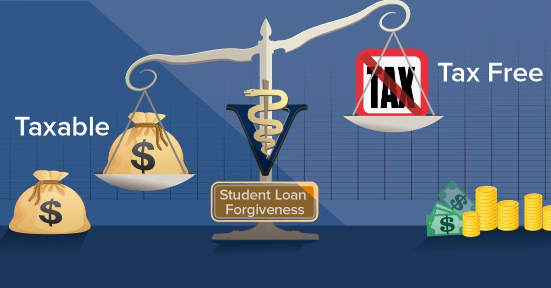 VIN Foundation | Supporting veterinarians to cultivate a healthy animal community | Blog | Student Loan Forgiveness: Taxable or Tax-Free? Either way, It’s a Blessing