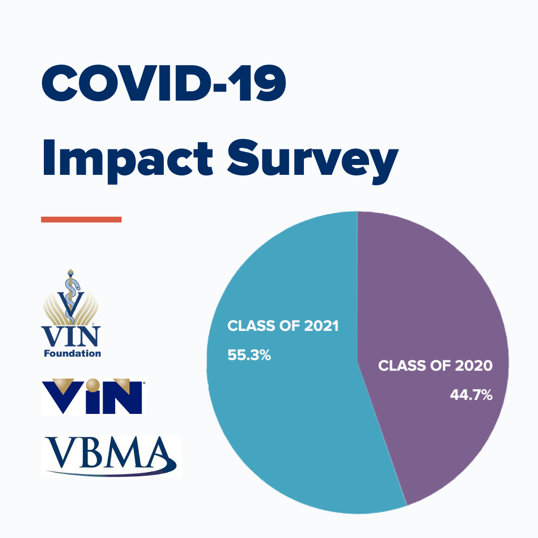 VIN Foundation | Supporting veterinarians to cultivate a healthy animal community | Blog | Veterinary Classes '2020 and '2021 COVID-19 Impact Survey
