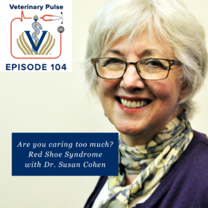VIN Foundation | Supporting veterinarians to cultivate a healthy animal community | Blog | Veterinary Pulse Podcast | Are you caring too much? Red Shoe Syndrome with Dr. Susan Cohen