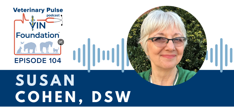 VIN Foundation | Supporting veterinarians to cultivate a healthy animal community | Blog | Veterinary Pulse Podcast | Are you caring too much? Red Shoe Syndrome with Dr. Susan Cohen