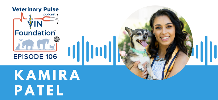 VIN Foundation | Supporting veterinarians to cultivate a healthy animal community | free resources veterinary students veterinarians | Blog | Veterinary Pulse Podcast | Veterinary Pulse Podcast with Dr. Kamira Patel