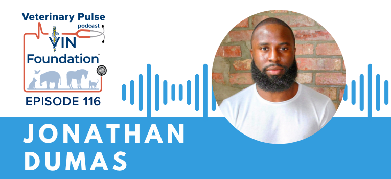 VIN Foundation | Supporting veterinarians to cultivate a healthy animal community | free resources veterinary students veterinarians | Blog | Veterinary Pulse Podcast | SAVMA Chapter President Jonathan Dumas discusses the diversity, equity, and inclusion reality as a veterinary student