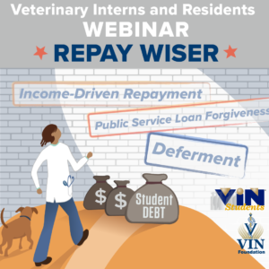 VIN Foundation | Supporting veterinarians to cultivate a healthy animal community | Student Debt | Veterinary Interns and Residents Climbing Mt. Debt Repay Wiser webinar