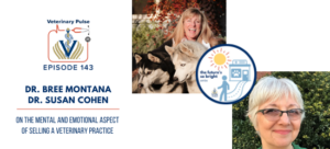 VIN Foundation | Supporting veterinarians to cultivate a healthy animal community | Nonprofit free veterinary resources | Blog | Veterinary Pulse Podcast | Veterinary Pulse Podcast with Dr. Bree Montana and Dr. Susan Cohen The Futures So Bright Ins and Outs of Selling a Veterinary practice different types of veterinary practice sale options the emotional mental aspect of selling a veterinary practice