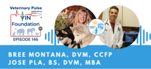 VIN Foundation | Supporting veterinarians to cultivate a healthy animal community | Nonprofit free veterinary resources | Blog | Veterinary Pulse Podcast | Veterinary Pulse Podcast with Dr. Bree Montana and Dr. Jose Pla The Futures So Bright Ins and Outs of Selling a Veterinary practice different types of veterinary practice sale options the emotional mental aspect of selling a veterinary practice