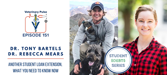 VIN Foundation | Supporting veterinarians to cultivate a healthy animal community | prevet resources veterinary student resources veterinarian resources | Nonprofit free veterinary resources | Blog | Veterinary Pulse Podcast Episode 151 | Dr. Tony Bartels Dr. Rebecca Mears Veterinary Student Debt Education Latest Student Loan News