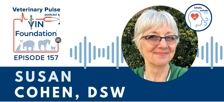 VIN Foundation | Supporting veterinarians to cultivate a healthy animal community | prevet resources veterinary student resources veterinarian resources | Nonprofit free veterinary resources | Blog | Veterinary Pulse Podcast Episode 157 | Dr. Susan Cohen on perfectionism, why it impacts the veterinary profession, how to identify it, and what to do next Inhale Exhale Veterinary Mental Wellness Wellbeing