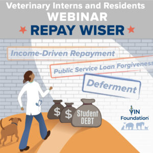 VIN Foundation | Supporting veterinarians to cultivate a healthy animal community | Student Debt | Veterinary Interns and Residents Climbing Mt. Debt Repay Wiser webinar